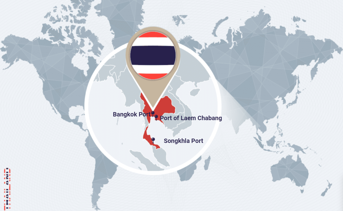 Container shipping to Thailand